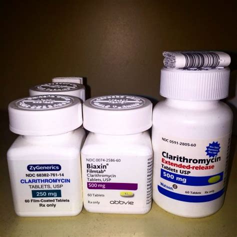 Clarithromycin (Biaxin)