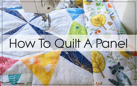 How To Make a Quilt Using a Quilt Panel | Blossom Heart Quilts