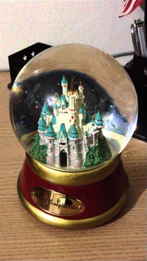 Disney Snow Globe - YouTube | Snow globes, Globe, Snow