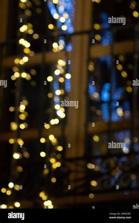 Bokeh of christmas lights Stock Photo - Alamy