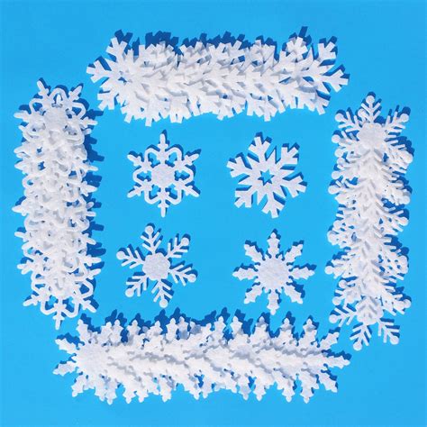 Felt Snowflake Shapes – Wildflower Toys