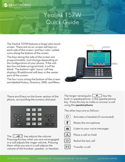 YEALINK T57W QUICK MANUAL Pdf Download | ManualsLib