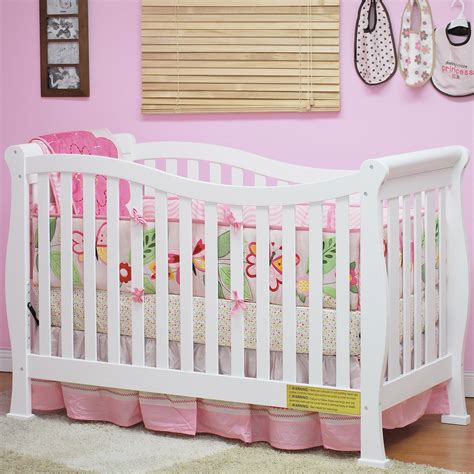 AFG Baby Furniture Nadia 3-in-1 Convertible Crib White - Walmart.com - Walmart.com