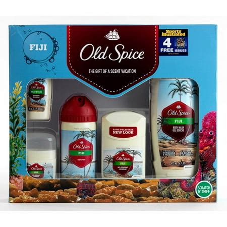 Old Spice Fiji Gift Set with Bonus "Sports Illustrated" Subscription - Walmart.com