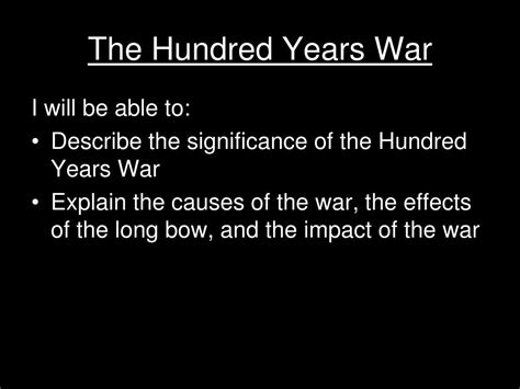 PPT - The Hundred Years War PowerPoint Presentation, free download - ID:1924932