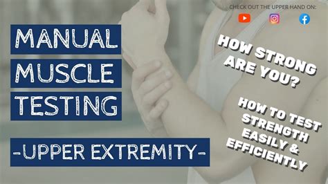 Lower Extremity Manual Muscle Test Chart