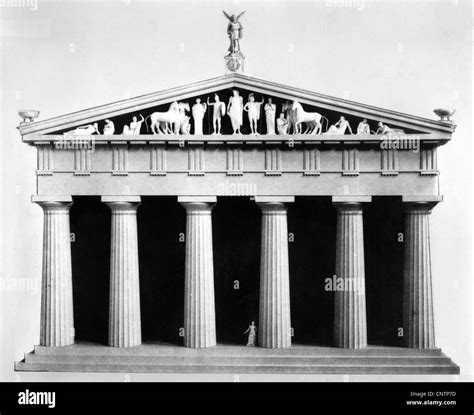 Greece, Olympia, temple of Zeus, built between 472 - 456 BC, architect ...