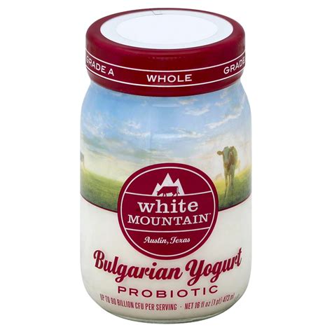 White Mountain Bulgarian Whole Milk Probiotic Yogurt - Shop Yogurt at H-E-B