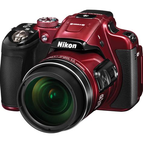 Nikon COOLPIX P610 Digital Camera (Red) 26489 B&H Photo Video