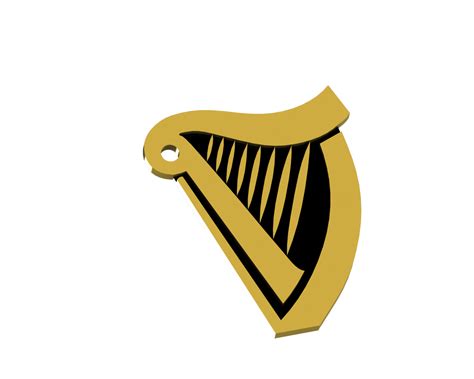 STL file Guinness Logo (Keychain) 🗝️・3D print design to download・Cults