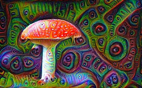 Trippy Mushroom Painting at PaintingValley.com | Explore collection of ...