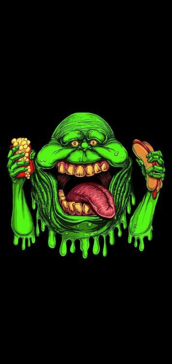 Wallpaper Ghostbusters Slimer Art, Slimer, Art, Ghostbusters, Redbubble, Background - Download ...