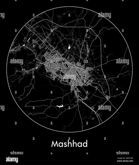 City Map Mashhad Iran Asia vector illustration Stock Vector Image & Art - Alamy