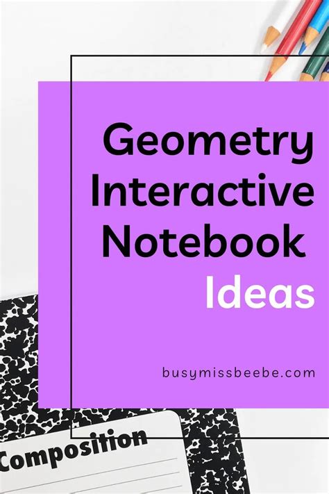 Geometry interactive notebook – Artofit