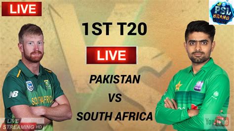 Pakistan Vs South Africa 1st T20 Live Streaming | PAK vs SA T20 Series ...