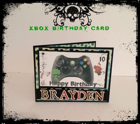 Xbox birthday card | Cards, Birthday cards, 10% happier