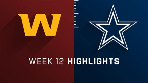 Washington Football Team vs. Dallas Cowboys highlights | Week 12