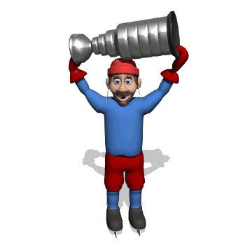 hockey player cartoon gif - Clip Art Library
