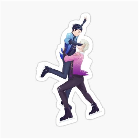 "Yuri on Ice Fanart" Sticker by VeldymortCo | Redbubble