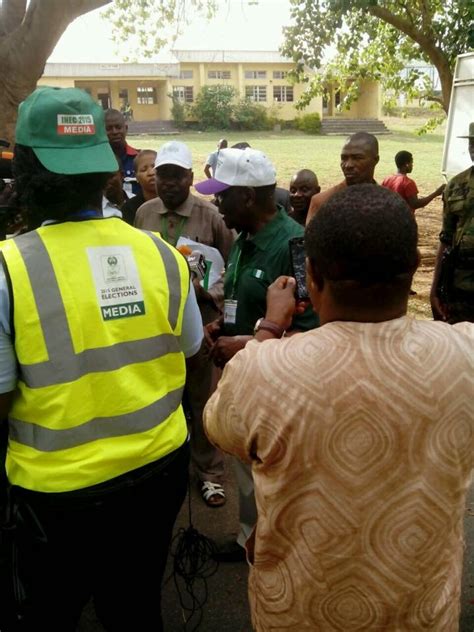 Pictures:Gen Yakubu Gowon Monitors General Election