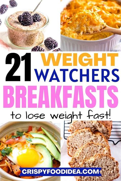 21 Healthy Weight Watchers Breakfast Recipes With Points That You'll Love