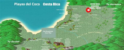 Playa Del Coco Costa Rica Map - change comin