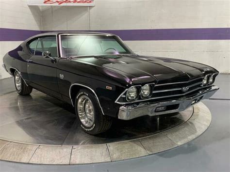 1969 Chevrolet Chevelle SS 396 15,235 Miles Black Coupe 454 cubic inch ...