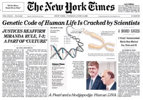 Human Genome Project Timeline