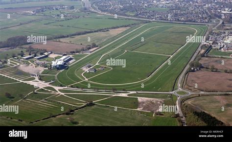 aerial view of Wetherby Racecourse Stock Photo - Alamy