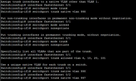 Cisco Switch VLAN Security - GPON Solution