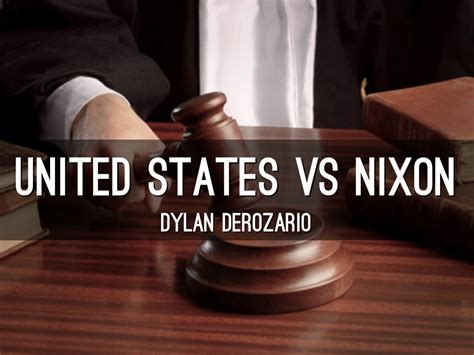 United States vs Nixon