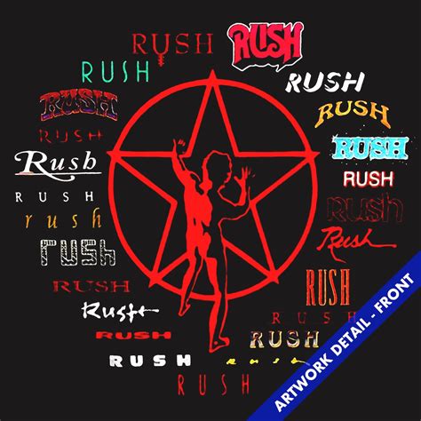 Rush T-Shirt | Official Logo History Rush T-Shirt