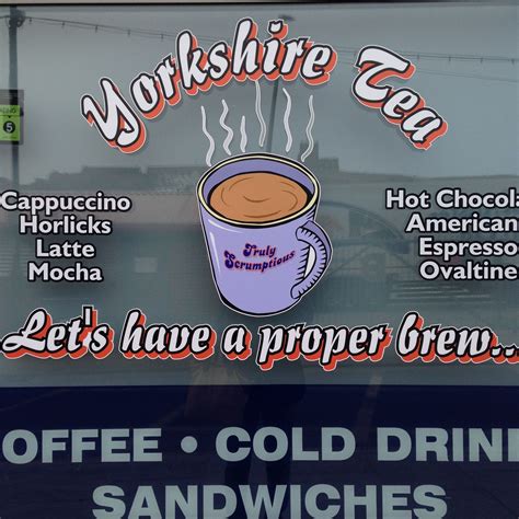 Yorkshire Tea advert for a cafe in Whitby, North Yorkshire - Jan 2017. | Yorkshire tea, Horlicks ...