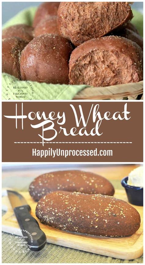 Honey Wheat Bread - Happily Unprocessed