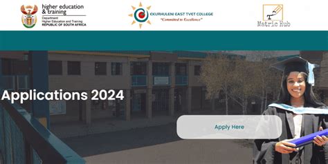 Ekurhuleni East TVET College 2024 Application - Matrichub