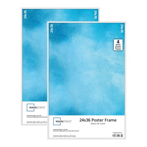 Mainstays 24x36 Basic Picture Frames, White, Set of 2 - Walmart.com