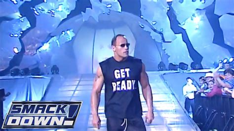 The Rock Entrance 2002 San Antonio, TX ( Huge Pop) SMACKDOWN! - YouTube