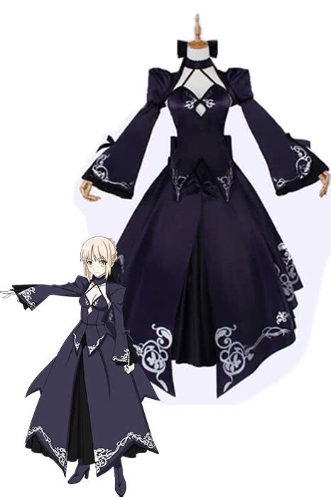 Fate Saber Alter Cosplay Costumes Female Evening Dresses – Cosplay shop