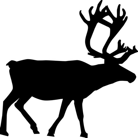 Animal silhouette,reindeer vector | Free PSD,Vector,Icons