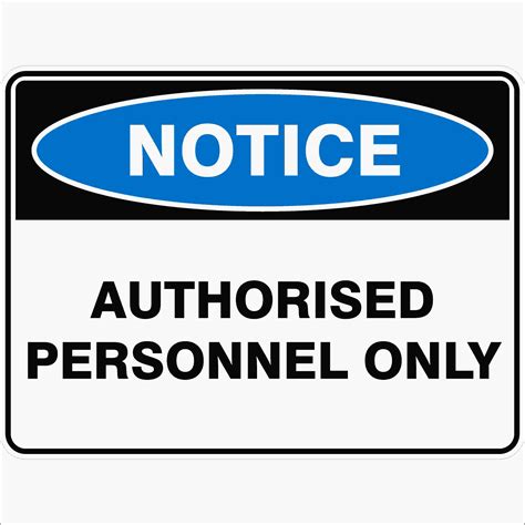 AUTHORISED PERSONNEL ONLY | Discount Safety Signs New Zealand