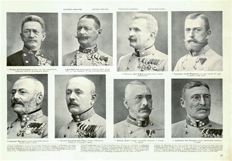 8 Austro-Hungarian Army Leaders - WW1 Information