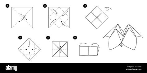 Tutorial how to make origami fortune teller. Step by step instructions. Toy from paper without ...