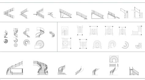 Stairs - DWG - 3dshopfree