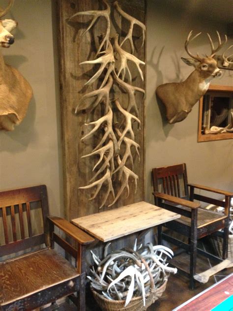 Barnboard Shed Antler Mule Deer Wall | Deer hunting decor, Hunting home decor, Hunting decor bedroom