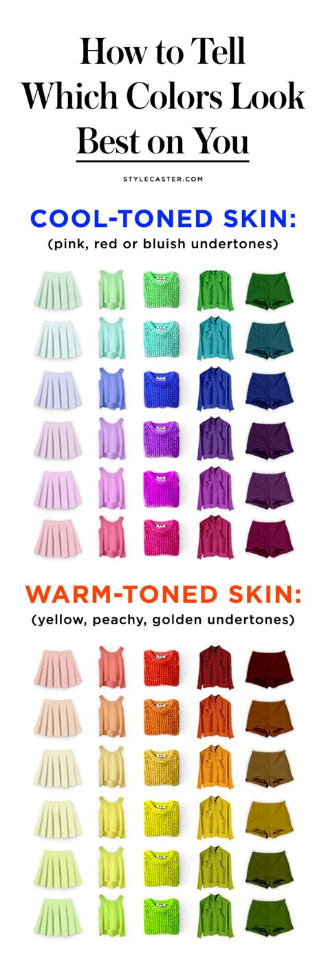 How to Tell If You Have Cool or Warm Skin Undertones | Colors for skin ...