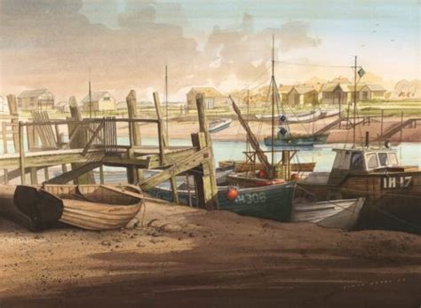 Southwold Harbour Suffolk, 2005 print by Simon Dolby | Dolby Gallery