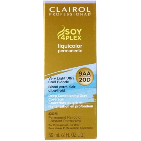 Clairol Professional Liquicolor Very Light Ultra Cool Blonde [9AA/20D] 2 oz - Walmart.com ...