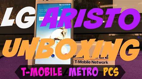 LG Aristo Unboxing - First Look Review T-Mobile/Metro PCS - YouTube