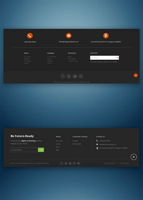 Footer Design (1) | Images :: Behance