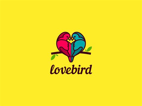 Love bird logo design 3 by Nasir Uddin | Logo Designer on Dribbble